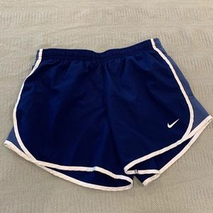 Girls Large Nike Dri-fit blue athletic shorts